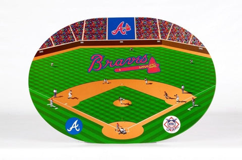 Duckhouse MLB Atlanta Braves 4-Pack Placemats