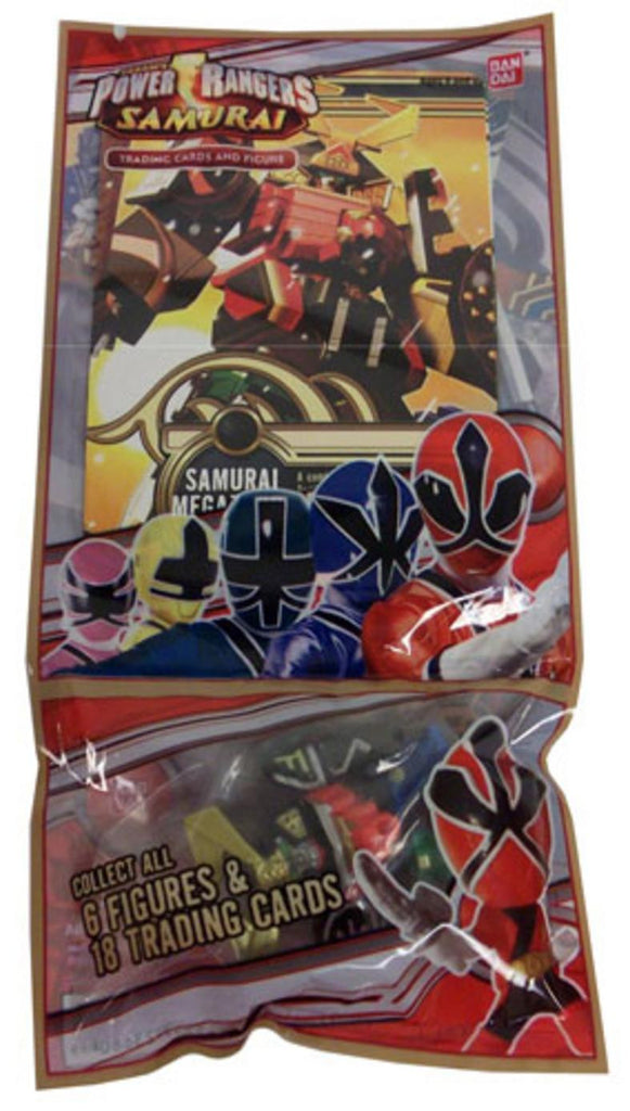 Power Rangers Samurai Trading Cards and Figure [ Figures Vary ]