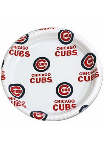 Duckhouse Plastic Plates (12) - Chicago Cubs