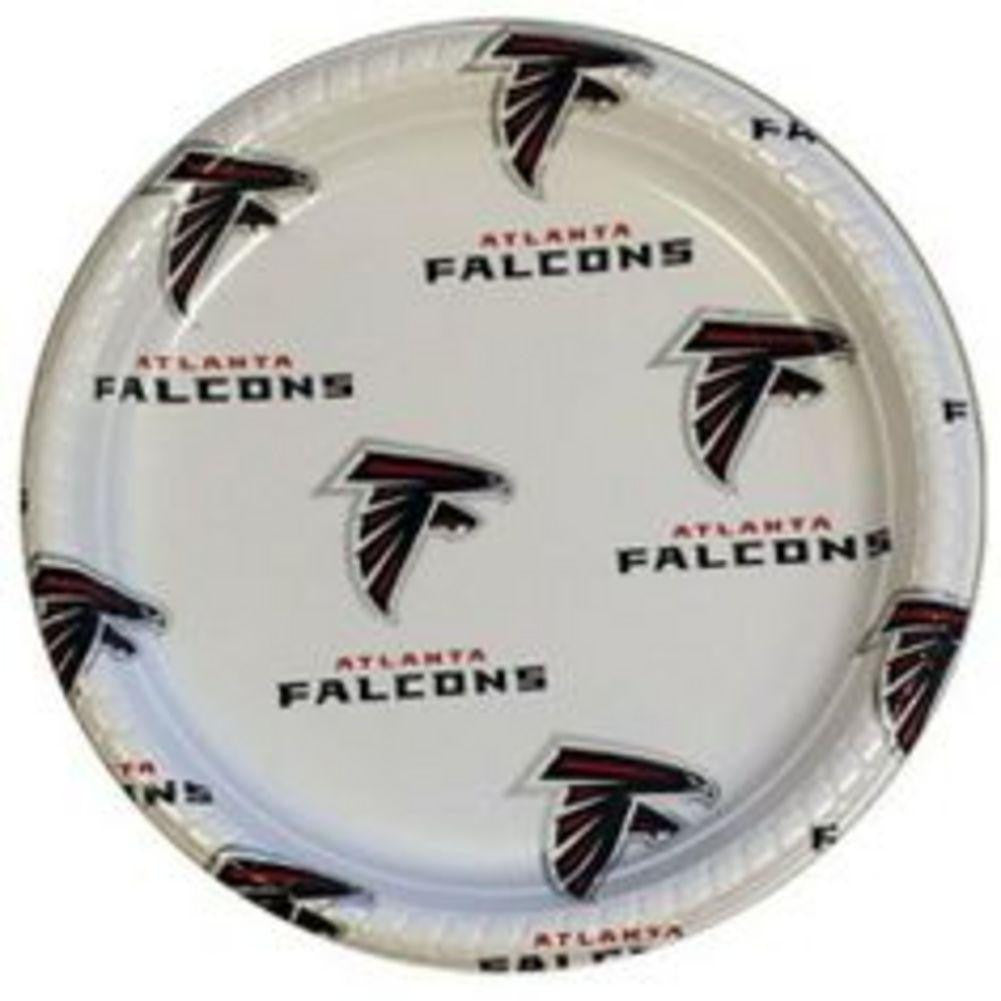 12 Pack Atlanta Falcons Plates