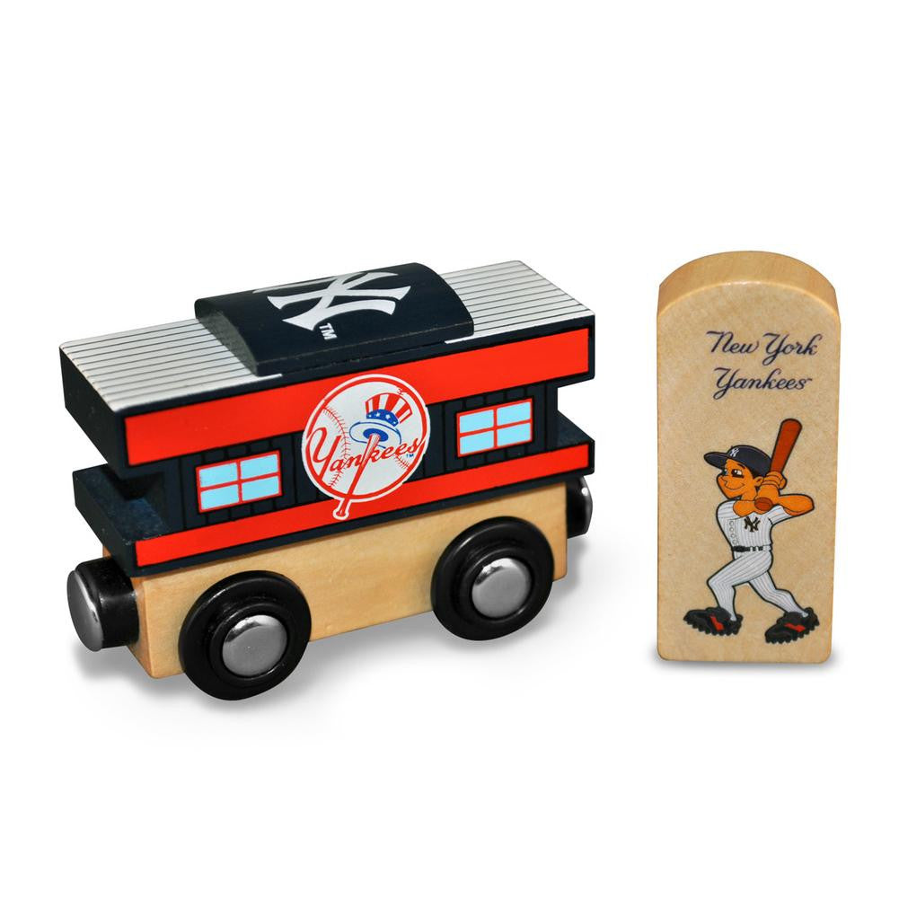 All Star Express MLB Wood Train - Caboose - New York Yankees