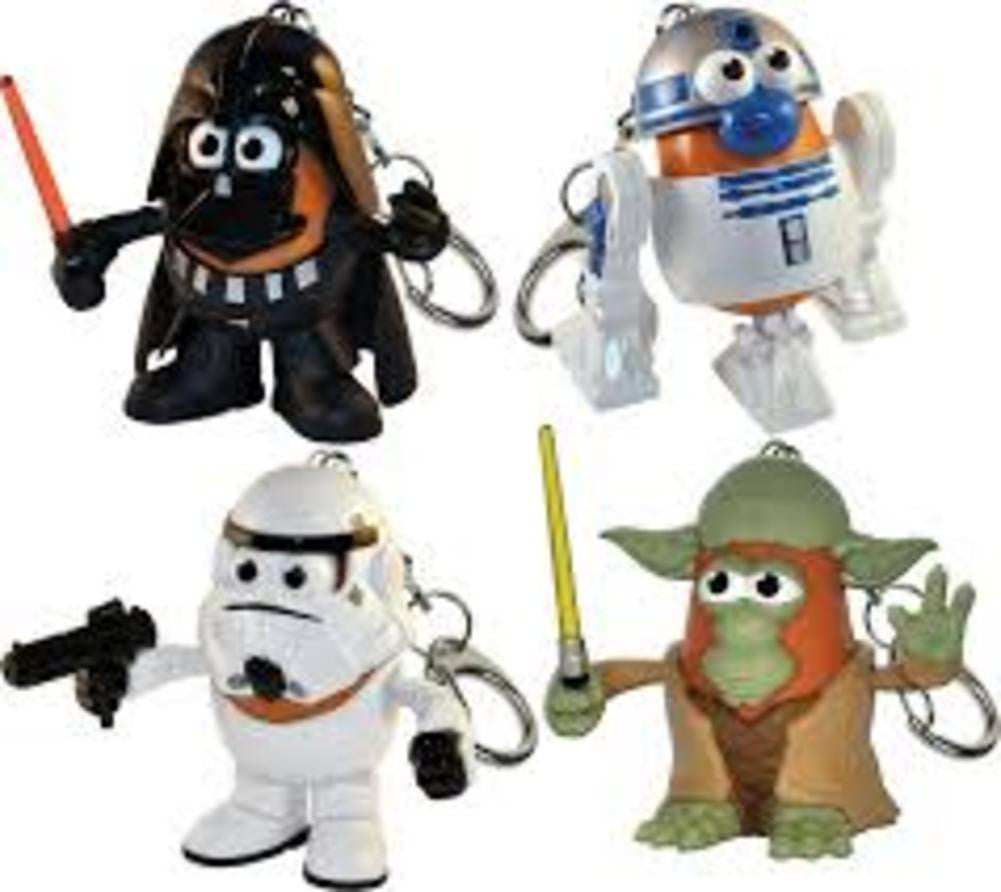 Star Wars Mr. Potato Head Keyring Assortment