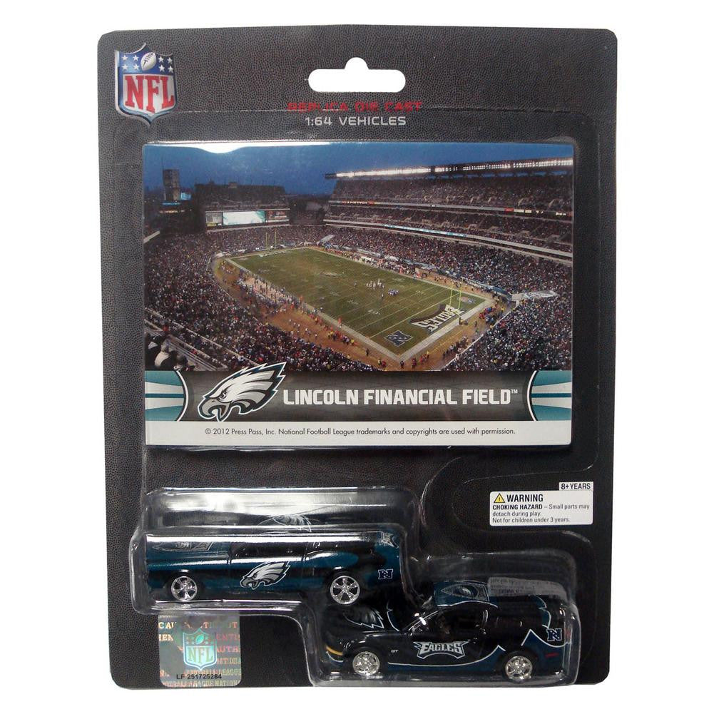 Ford Mustang And Dodge Charger 1:64 Scale Diecast Cars - Philadelphia Eagles