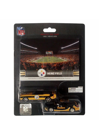 Ford Mustang And Dodge Charger 1:64 Scale Diecast Cars - Pittsburgh Steelers