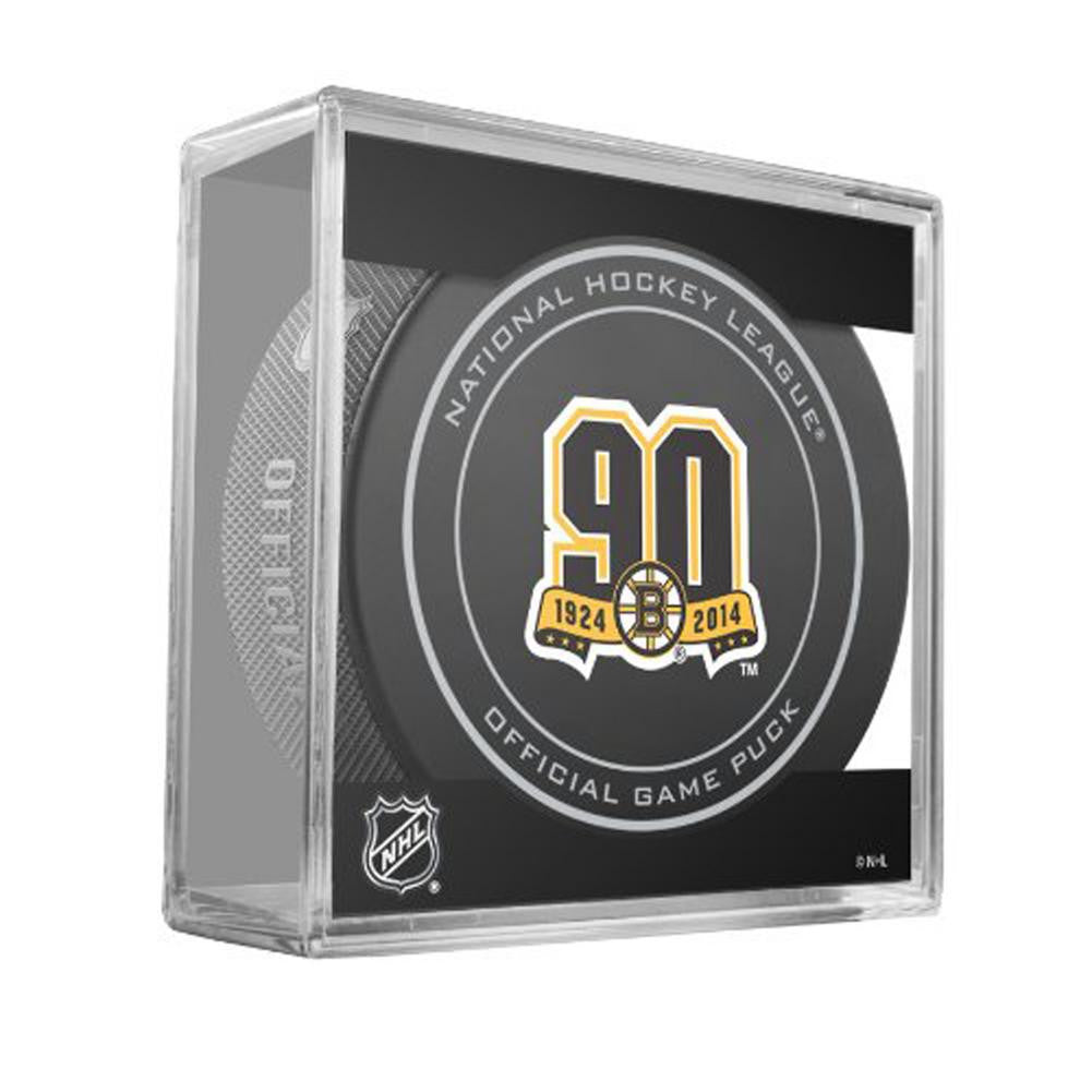 Official Hockey Puck - Boston Bruins (Anniversary logo)