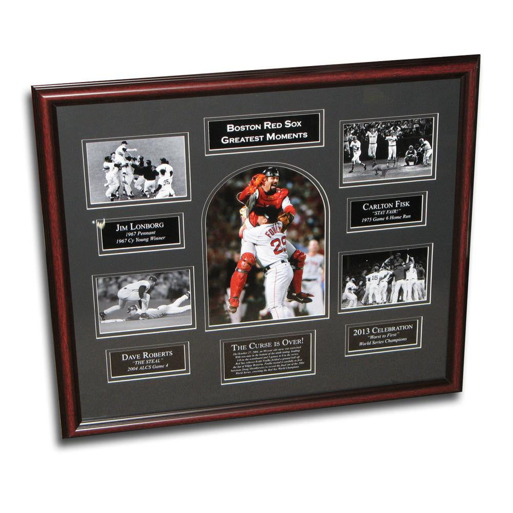 New England Greatest Sports Moments Photos Framed