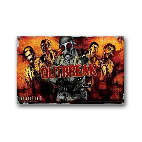 Resident Evil Outbreak Deck Building Game Playmat