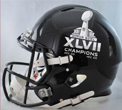 NFL Baltimore Ravens SB 47 Champs Riddell Pro Line Football Helmet