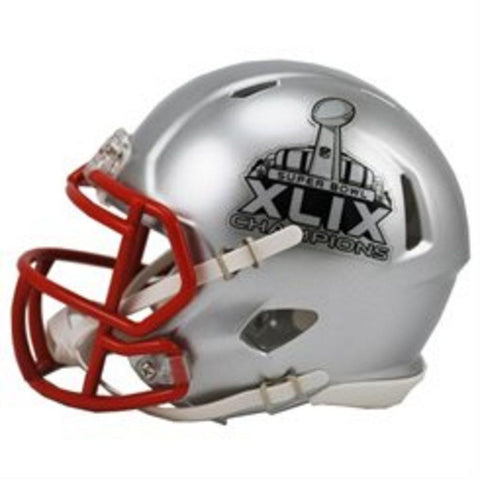 Riddell Speed Mini Helmet - NFL Super Bowl 49 Champion New England Patriots