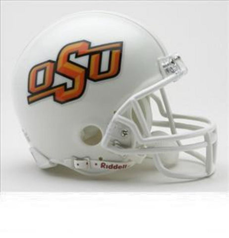 NCAA Riddell Oklahoma State Cowboys White Mini Replica Helmet
