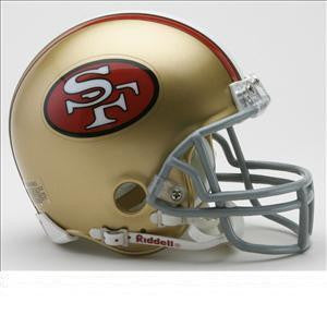 NFL Mini Replica Throwback Helmet - 49'Ers 64-95