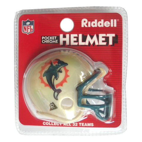 Riddell Chrome Pocket Pro Helmet - Miami Dolphins