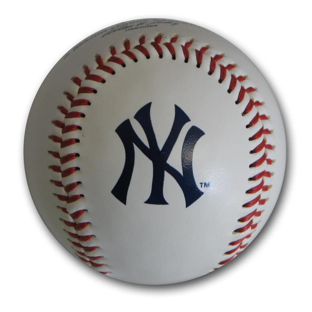 Baseball With Team Logo - New York Yankees Ny Logo
