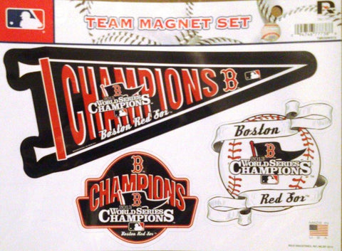 Boston Red Sox 2013 World Series Champions Magnet Sheet Auto Home MLB Baseball