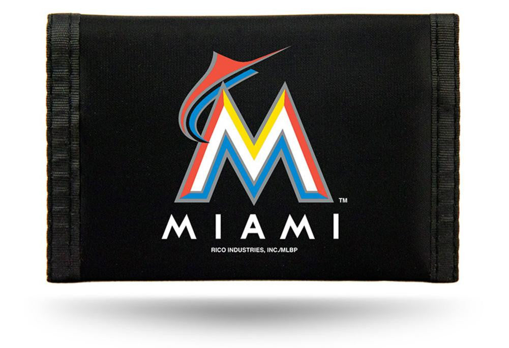 Rico Nylon Trifold Wallet - MLB Miami Marlins