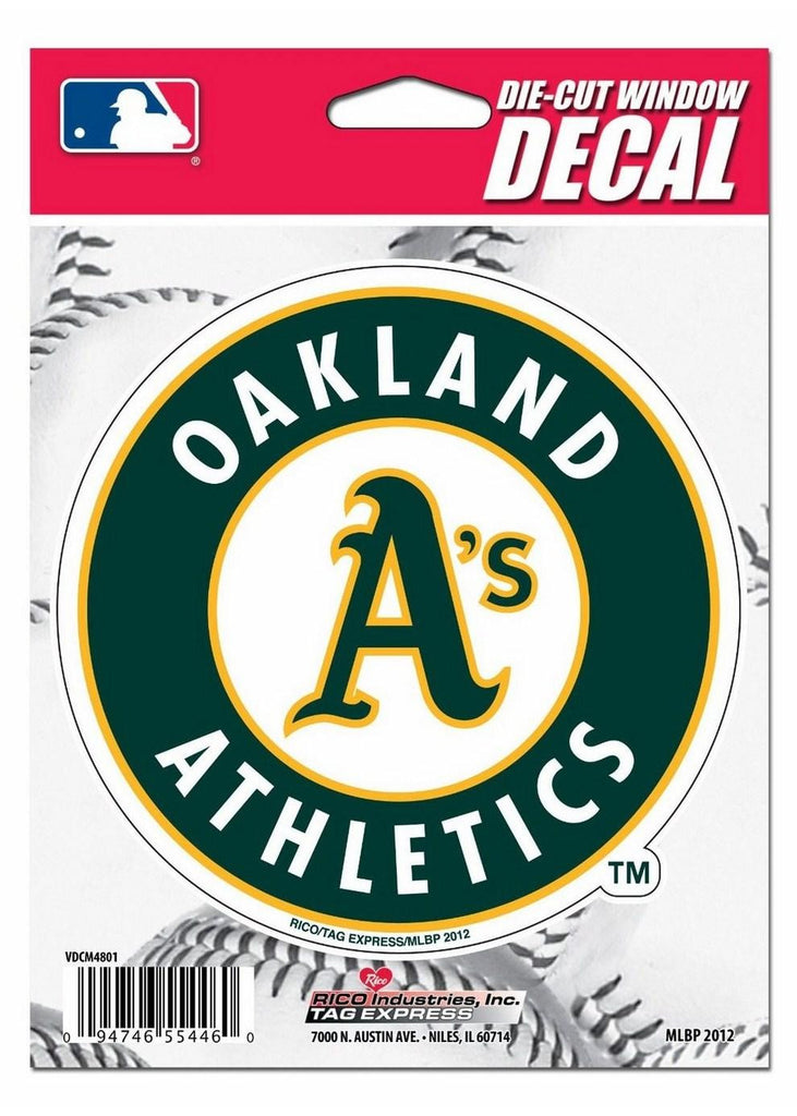 MLB Oakland Athletics Die-Cut Window Decal