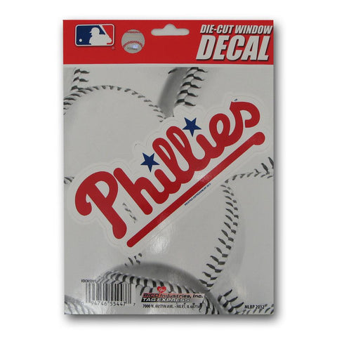 MLB Philadelphia Phillies Die-Cut Window Decal