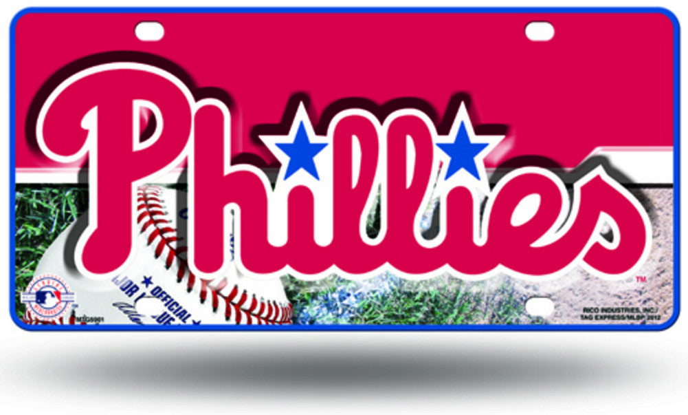 Philadelphia Phillies 5901 Metal License Plate Tag MLB Baseball