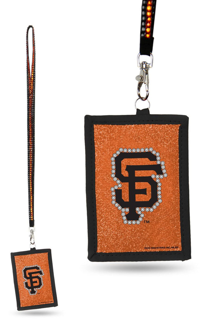 MLB San Francisco Giants Beaded Lanyard Wallet