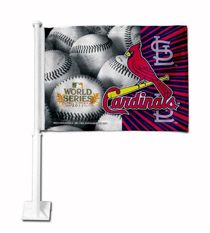 MLB World Series Bound Car Flag St Louis Cardinals
