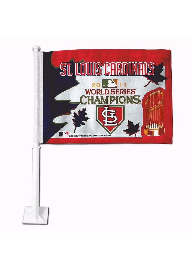 MLB St. Louis Cardinals 2011 World Series Champions Car Flag