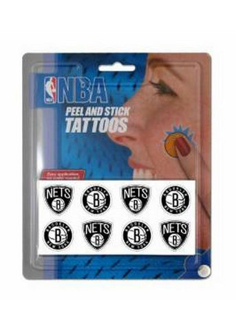 NBA Brooklyn Nets Peel and Stick Tattoos