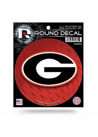 Rico Round Vinyl Decal - NCAA University of Georgia