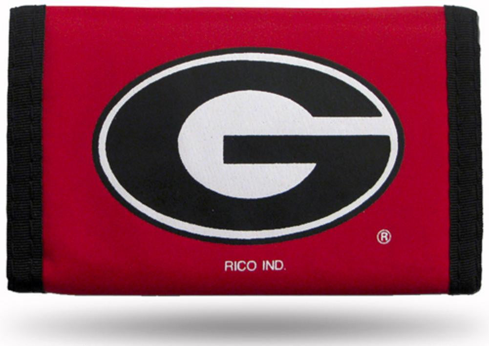 NCAA University of Georgia Bulldogs Tri-Fold Nylon Wallet
