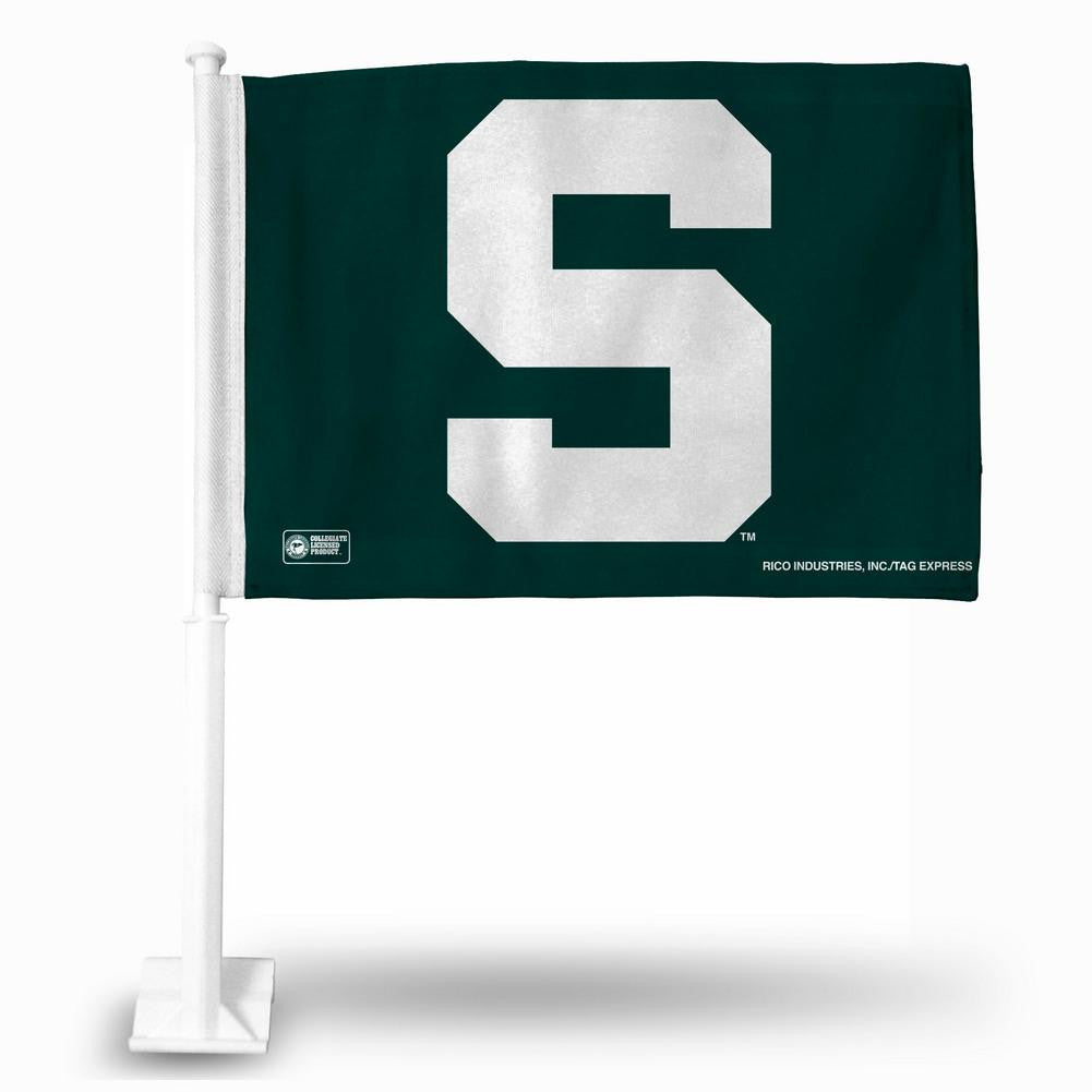 Rico Car Flag - NCAA Michigan State