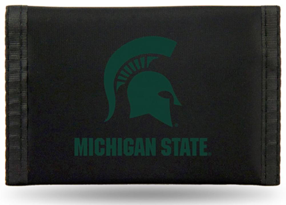 NCAA Michigan State University Spartans Tri-Fold Nylon Wallet