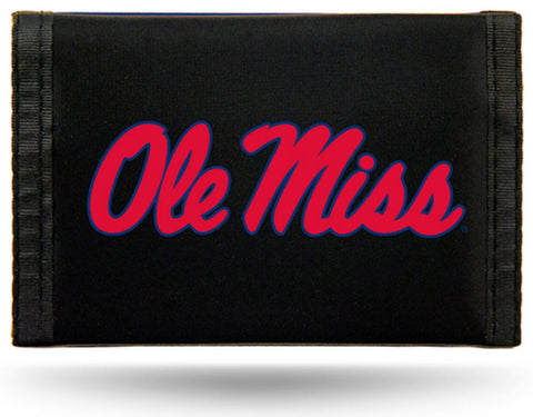 NCAA University of Mississippi (Ole Miss) Rebels Tri-Fold Nylon Wallet
