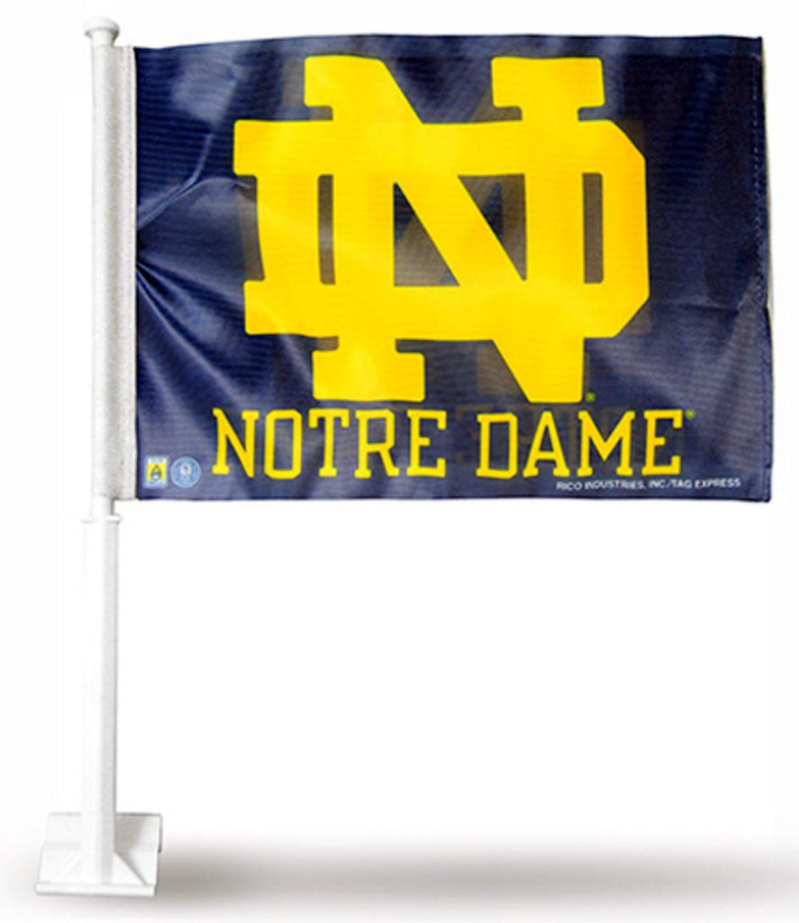 NCAA Notre Dame Fighting Irish Car Flag