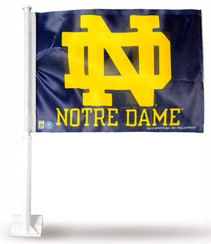 NCAA Notre Dame Fighting Irish Car Flag