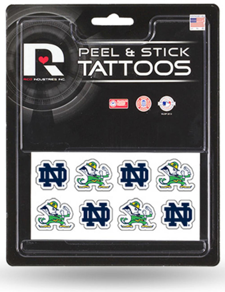 NCAA Notre Dame Fighting Irish 8 Piece Temporary Tattoos
