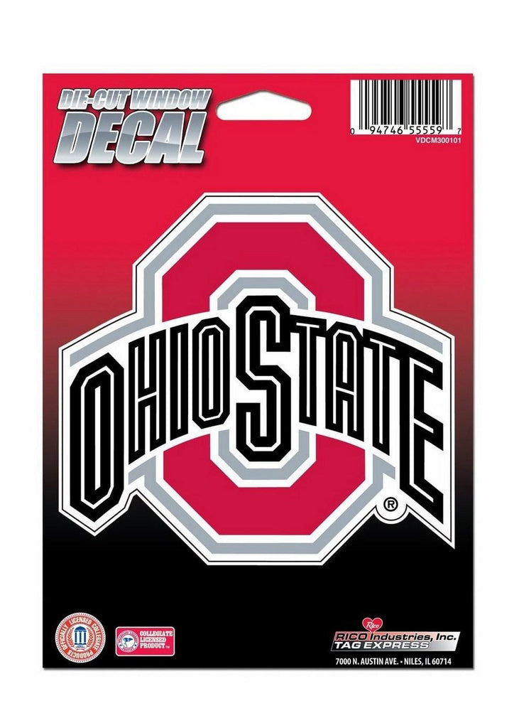 NCAA OSU Buckeyes Die-Cut Decal