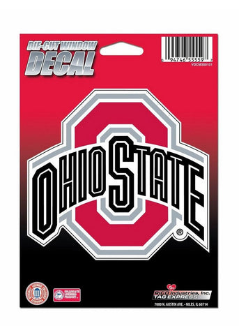 NCAA OSU Buckeyes Die-Cut Decal