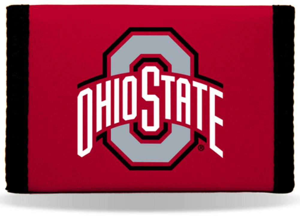 NCAA OSU Buckeyes Tri-Fold Nylon Wallet
