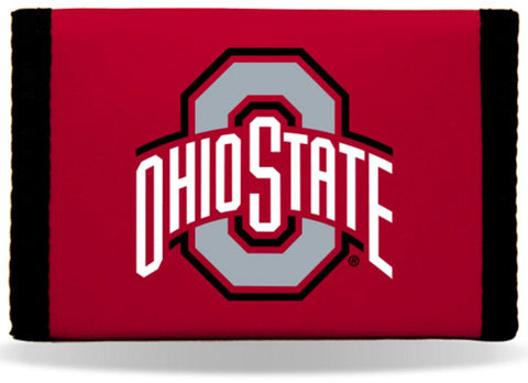 NCAA OSU Buckeyes Tri-Fold Nylon Wallet