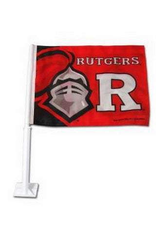 NCAA Rutgers University Scarlet Knights Car Flag