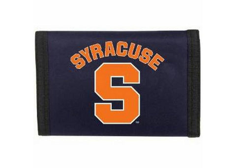 NCAA Syracuse University Orange Tri-Fold Nylon Wallet