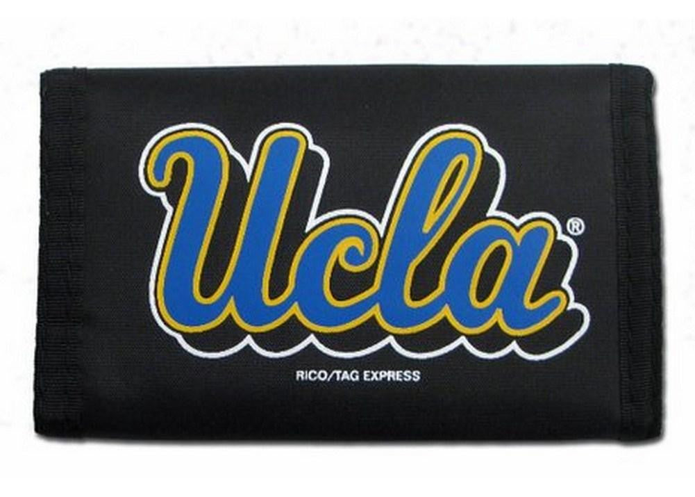 NCAA UCLA Tri-Fold Nylon Wallet