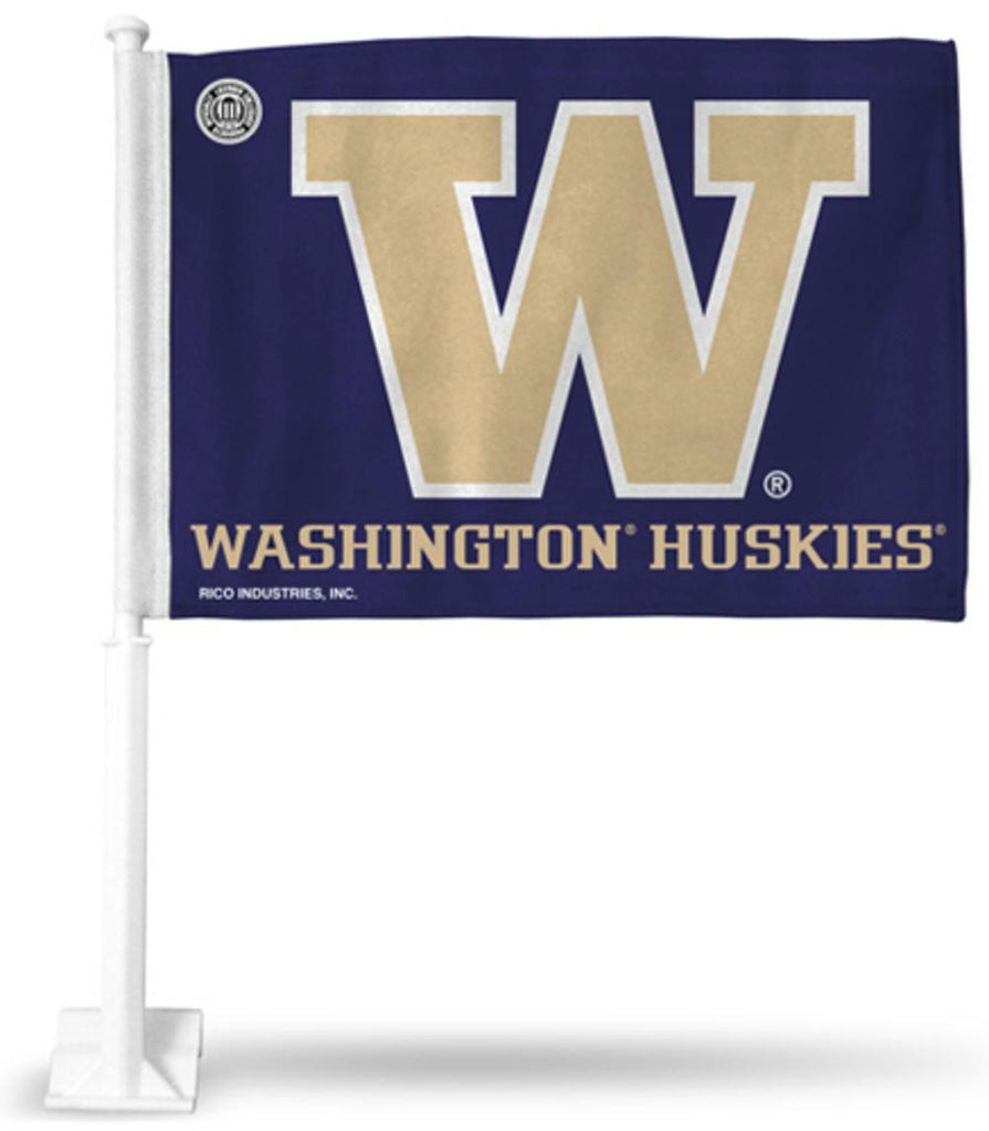 NCAA Washington Huskies Car Flag