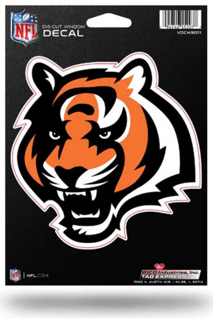NFL Cincinnati Bengals 5x6 Die-Cut Decal