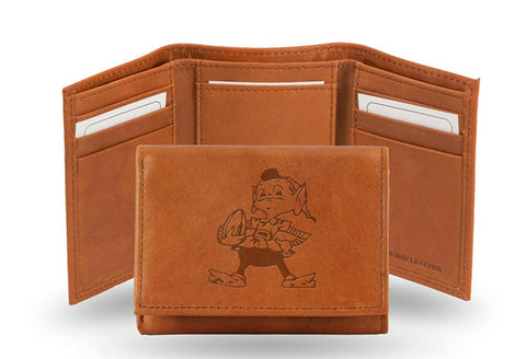 Rico Embossed Trifold Wallet - NFL Cleveland Browns