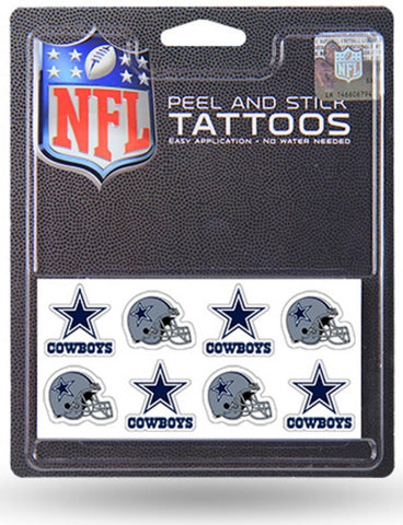 NFL Dallas Cowboys 8 Piece Temporary Tattoos
