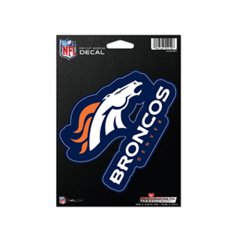 NFL Denver Broncos 5x6 Die-Cut Decal