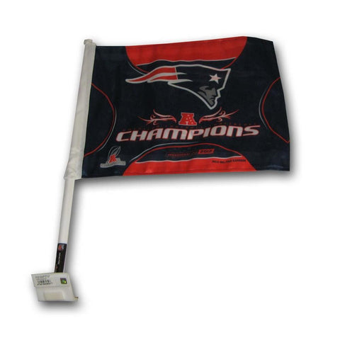 NFL New England Patriots 2012 AFC Car Flag