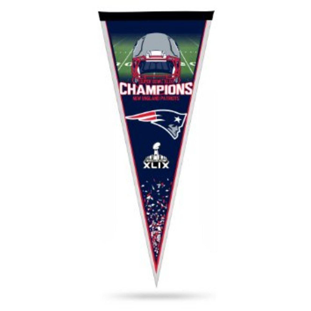 Rico 12x30 Pennant - NFL New England Patriots Super Bowl 49 Champions