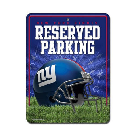 Rico Metal Parking Sign - NFL New York Giants