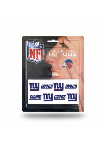 NFL New York Giants 8 Piece Temporary Tattoos